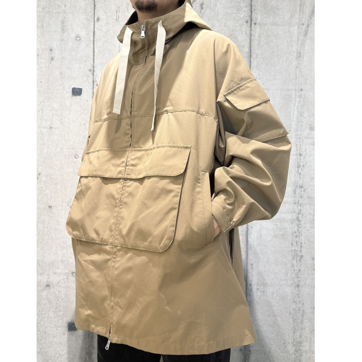 08sircus(ゼロエイトサーカス) High count weather hoodie jacketハイ