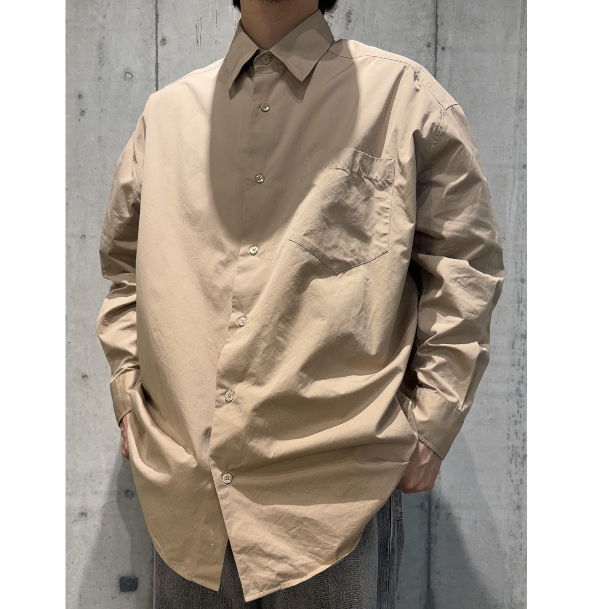 AMI PARIS Oversized Shirtsオーバーサイズシャツ 古着・中古-2枚目のアイテム画像