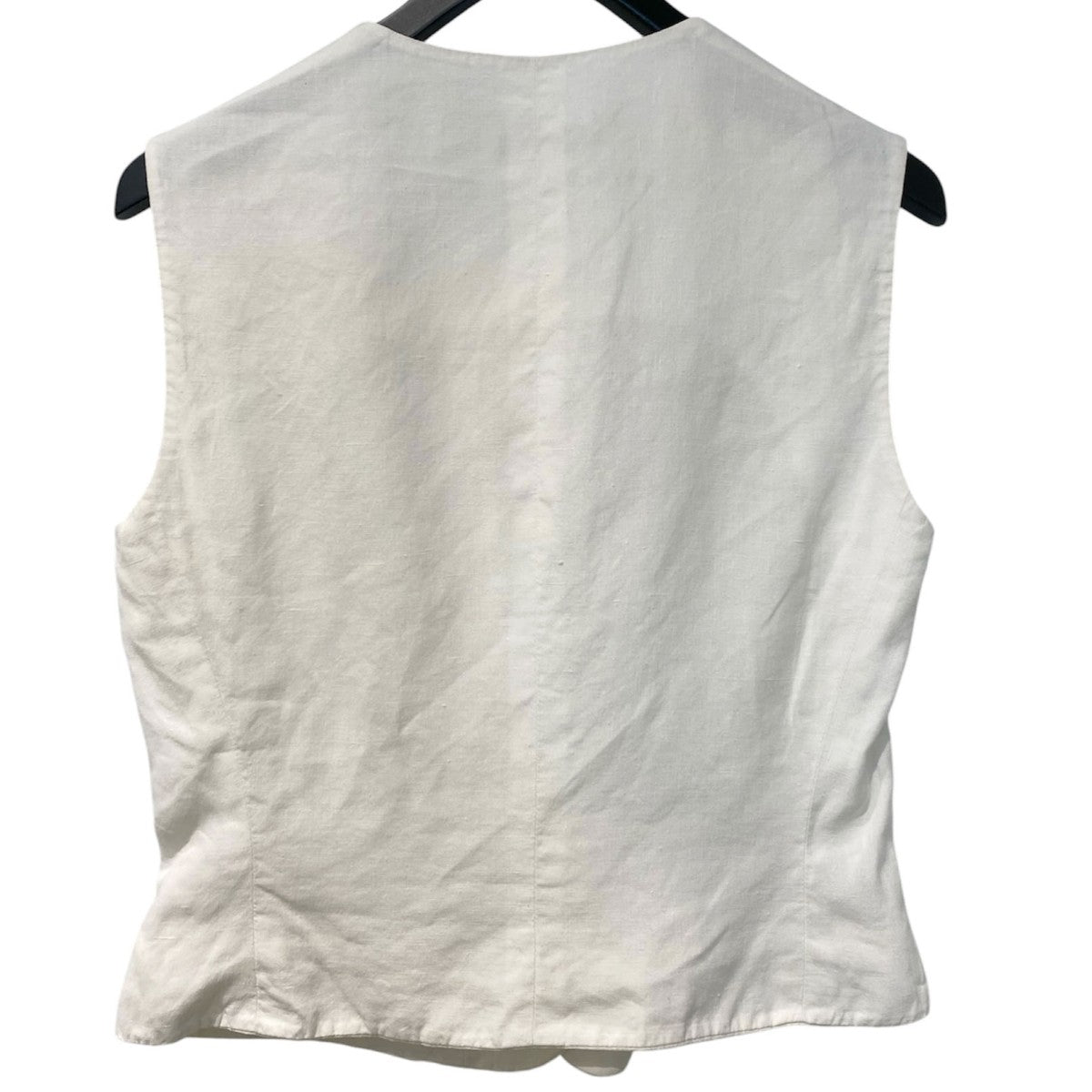 JIL SANDER+ ＋ライン初期LINEN VESTリネンベスト 古着・中古-2枚目のアイテム画像