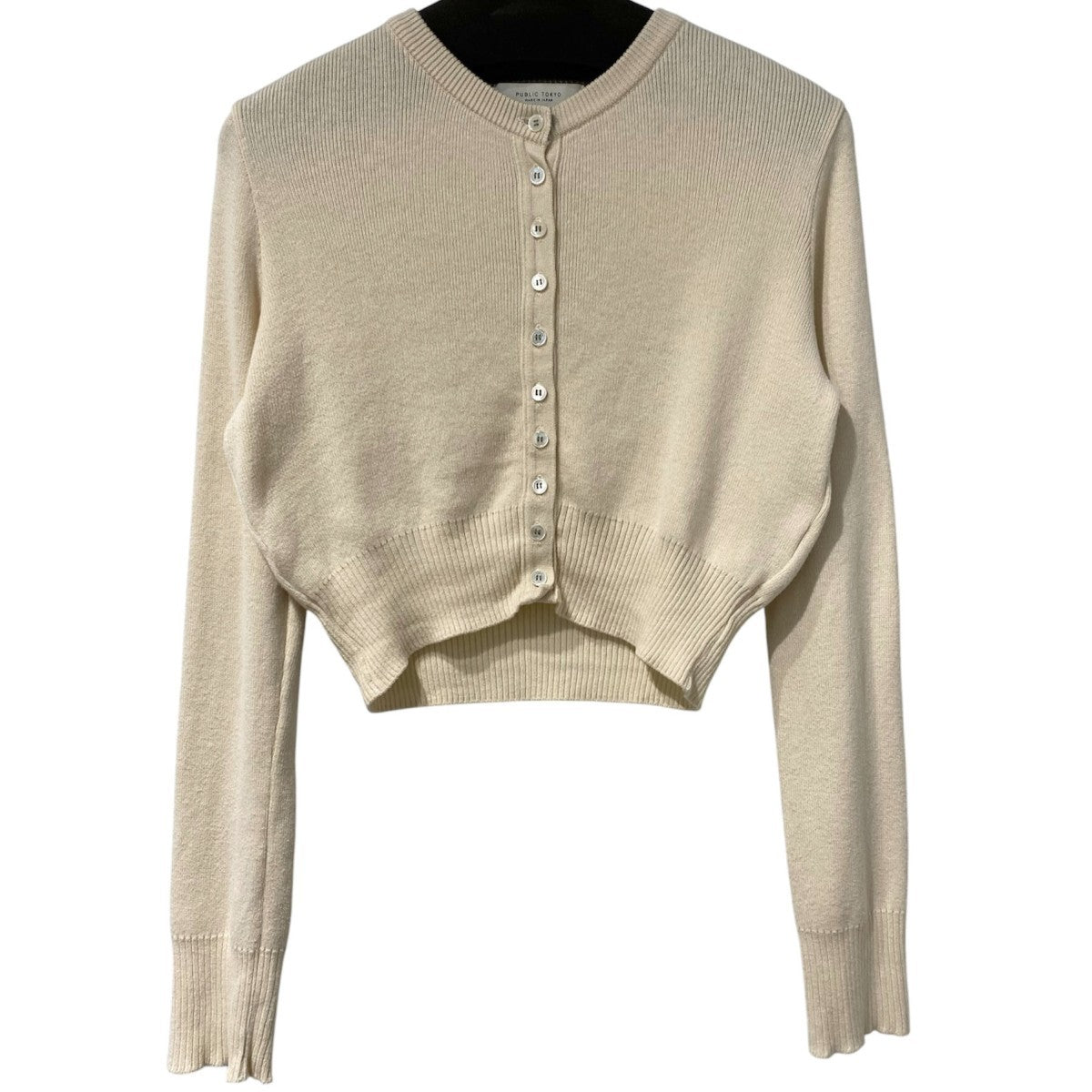 25AWコットンカシミヤクルーカーデ