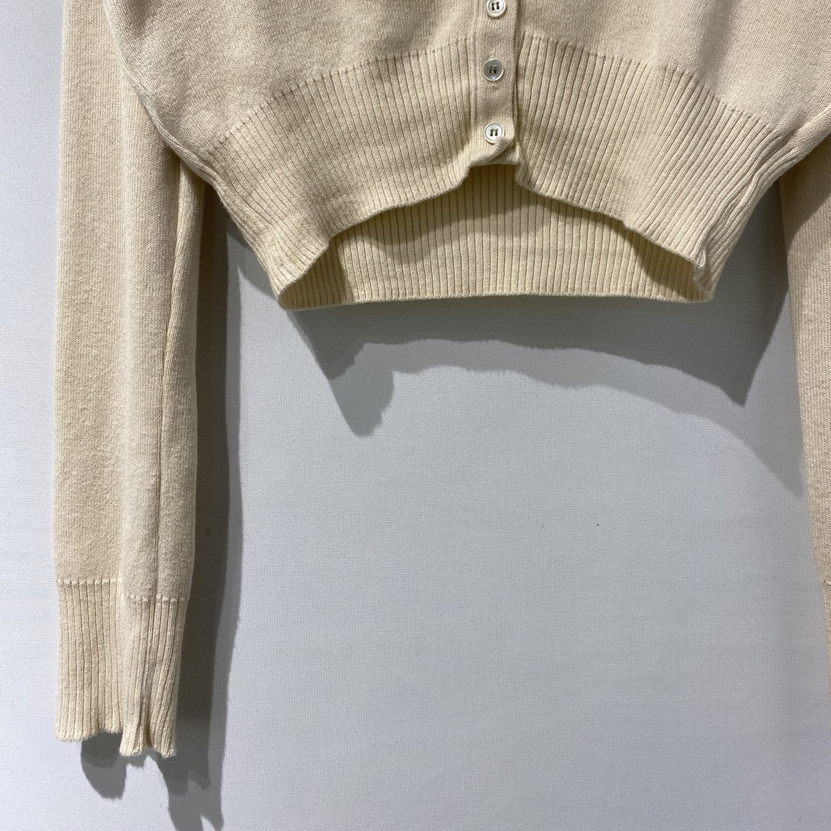 25AWコットンカシミヤクルーカーデ