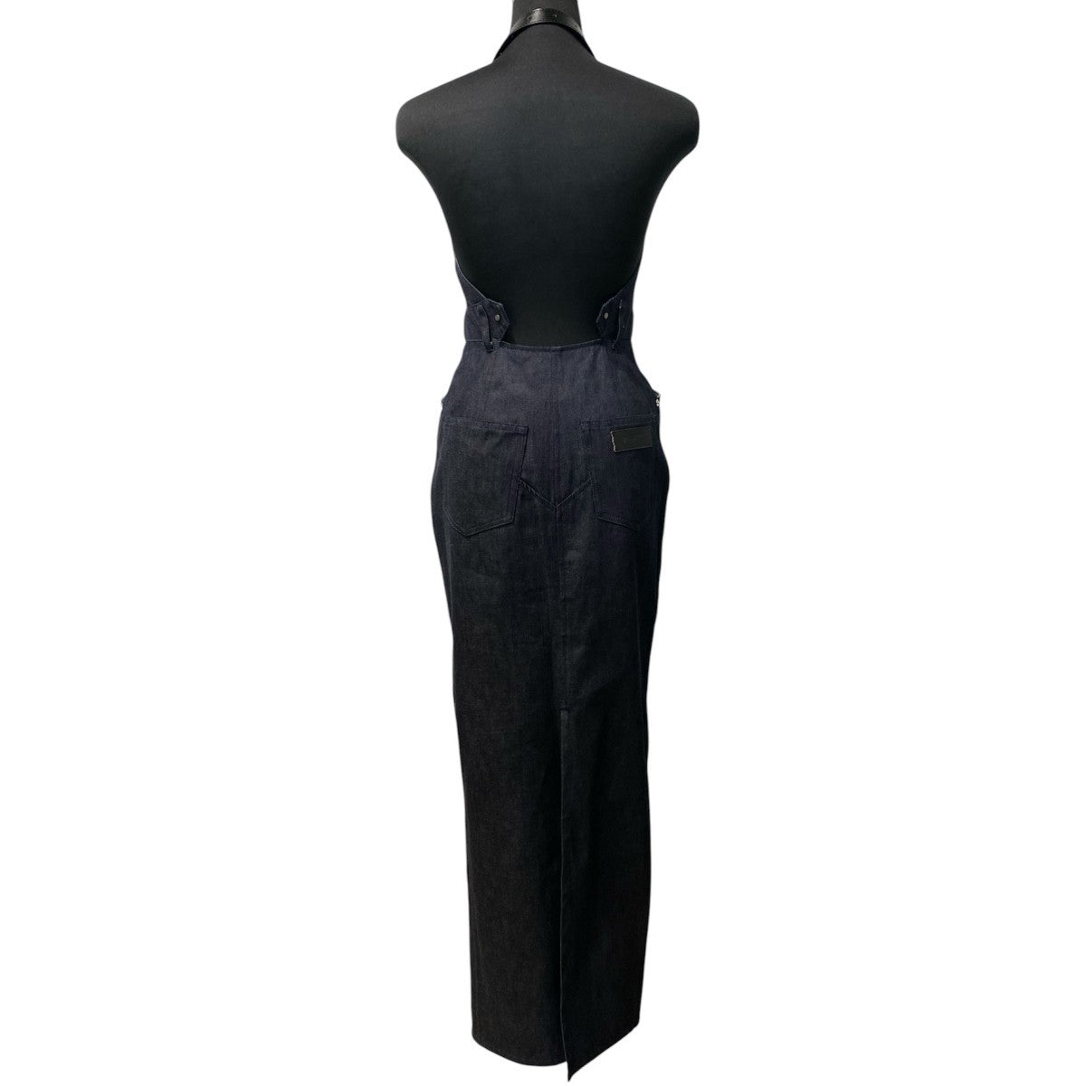 FETICO(フェティコ) Organic Cotton Denim DressデニムZIPアームレザー