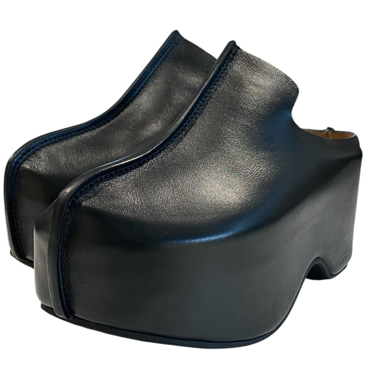 J．W．ANDERSON Platform Leather Clogsレザープラットフォーム厚底サンダル 古着・中古-1枚目のアイテム画像