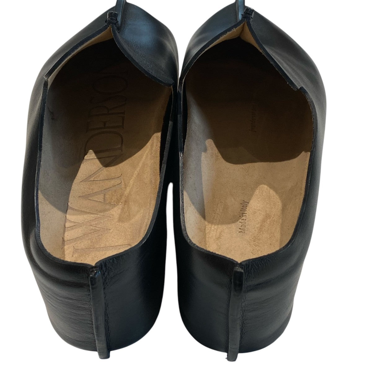 J．W．ANDERSON Platform Leather Clogsレザープラットフォーム厚底サンダル 古着・中古-3枚目のアイテム画像