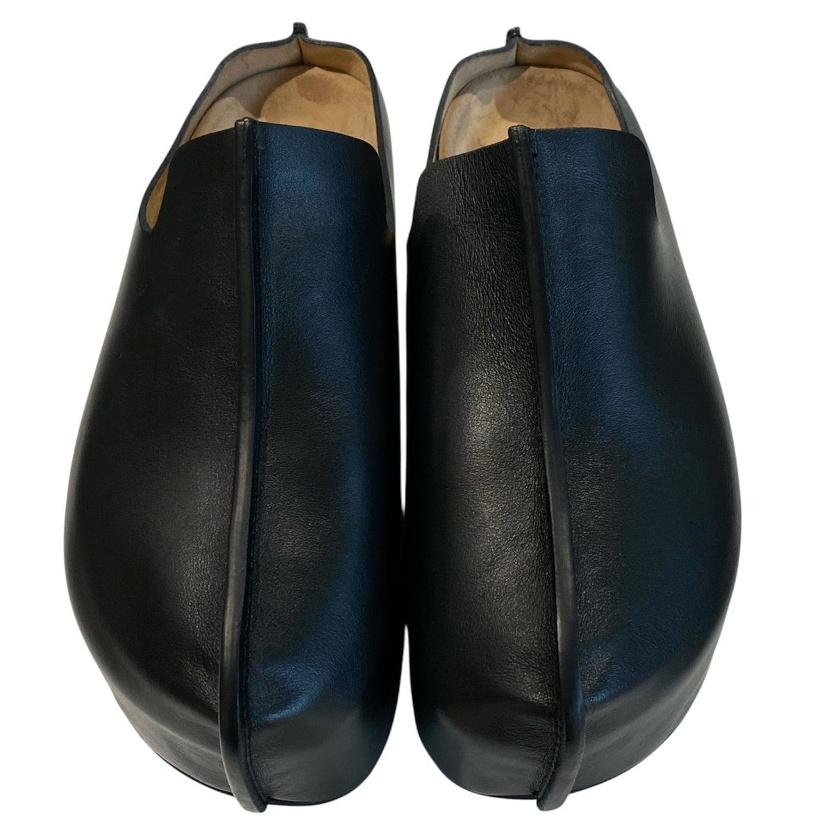 J．W．ANDERSON Platform Leather Clogsレザープラットフォーム厚底サンダル 古着・中古-4枚目のアイテム画像
