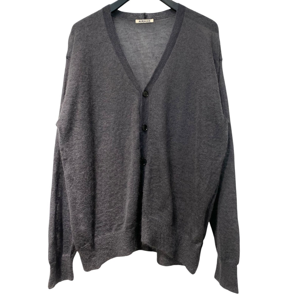 AURALEE 24SSKid Mohair Sheer Knit Cardiganモヘヤカーディガン 古着・中古-1枚目のアイテム画像