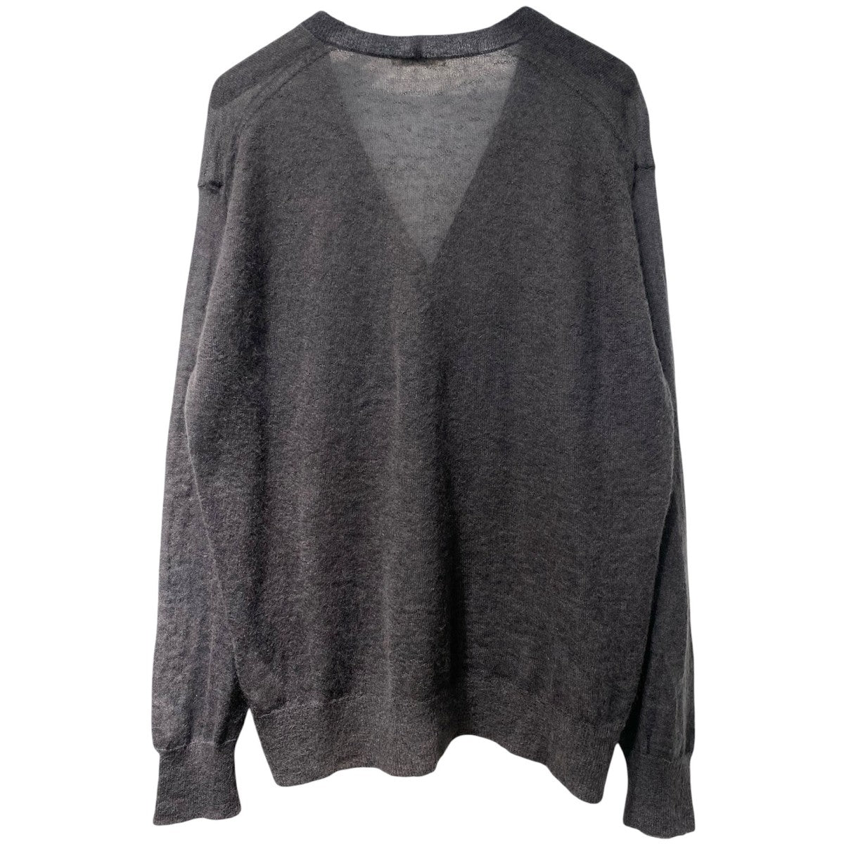 AURALEE 24SSKid Mohair Sheer Knit Cardiganモヘヤカーディガン 古着・中古-3枚目のアイテム画像
