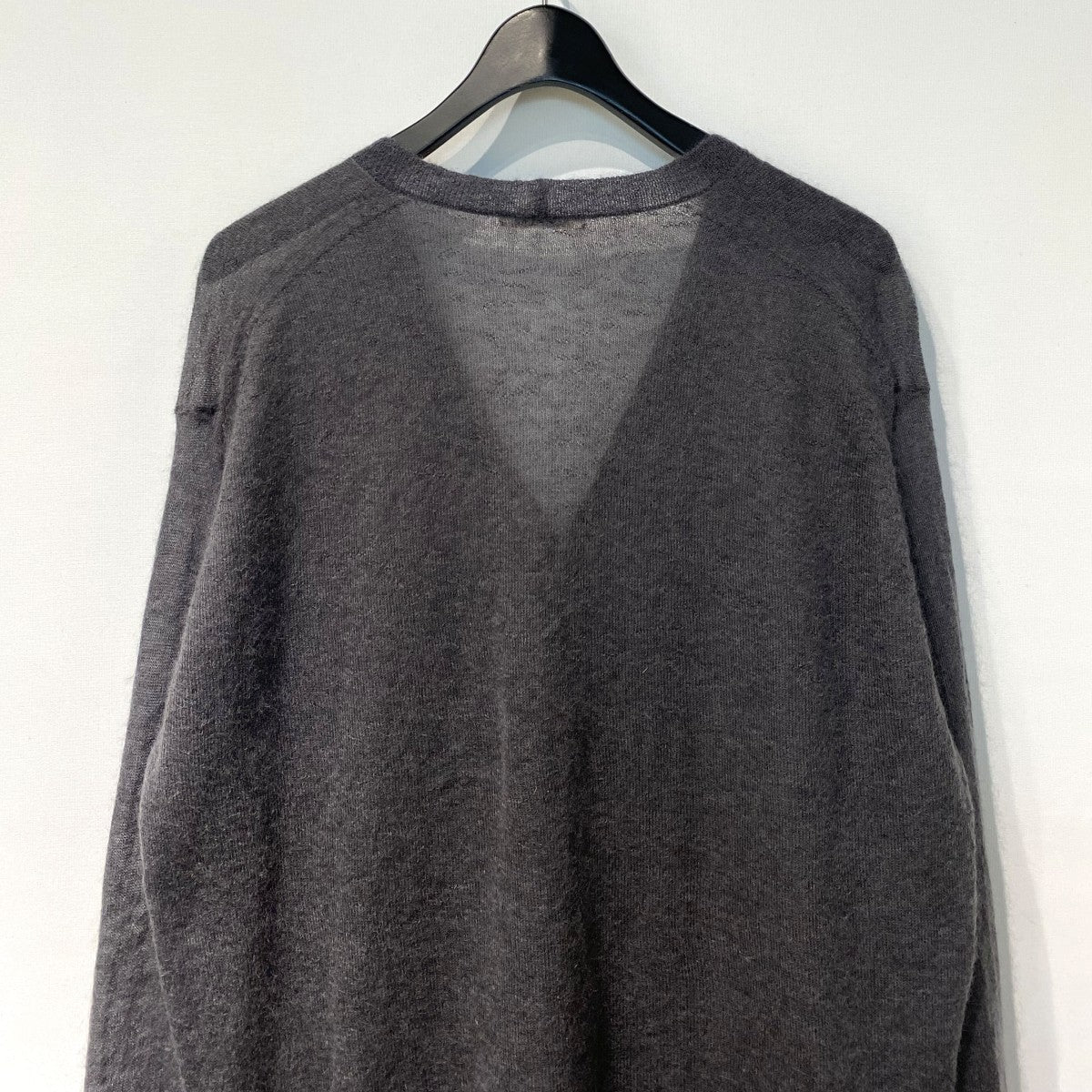 AURALEE 24SSKid Mohair Sheer Knit Cardiganモヘヤカーディガン 古着・中古-5枚目のアイテム画像