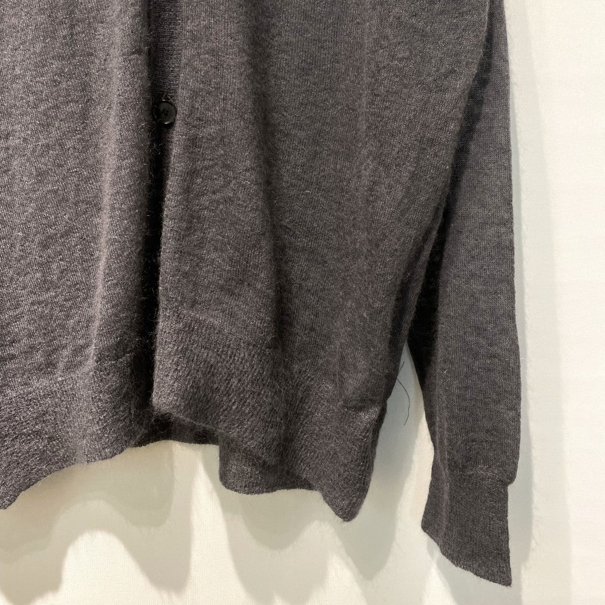 AURALEE 24SSKid Mohair Sheer Knit Cardiganモヘヤカーディガン 古着・中古-6枚目のアイテム画像