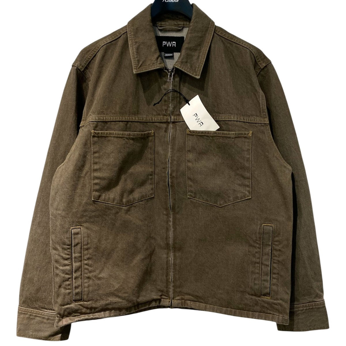 PWA(Progressive Workers Association) 25AWDENIM ZIP-UP JKTデニムZIPウォッシュ加工ジャケット 古着・中古-1枚目のアイテム画像
