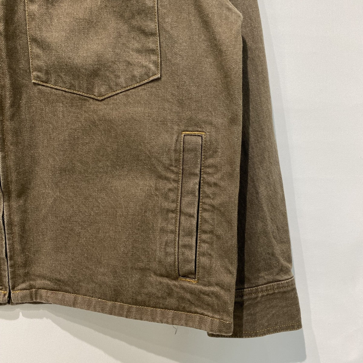 PWA(Progressive Workers Association) 25AWDENIM ZIP-UP JKTデニムZIPウォッシュ加工ジャケット 古着・中古-6枚目のアイテム画像