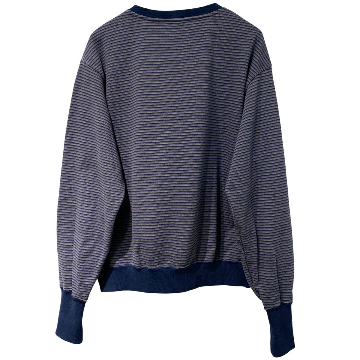 PWA(Progressive Workers Association) 25AWHEAVY KANOKO V-NECK P／Oヘビーカノコボーダートップス 古着・中古-3枚目のアイテム画像