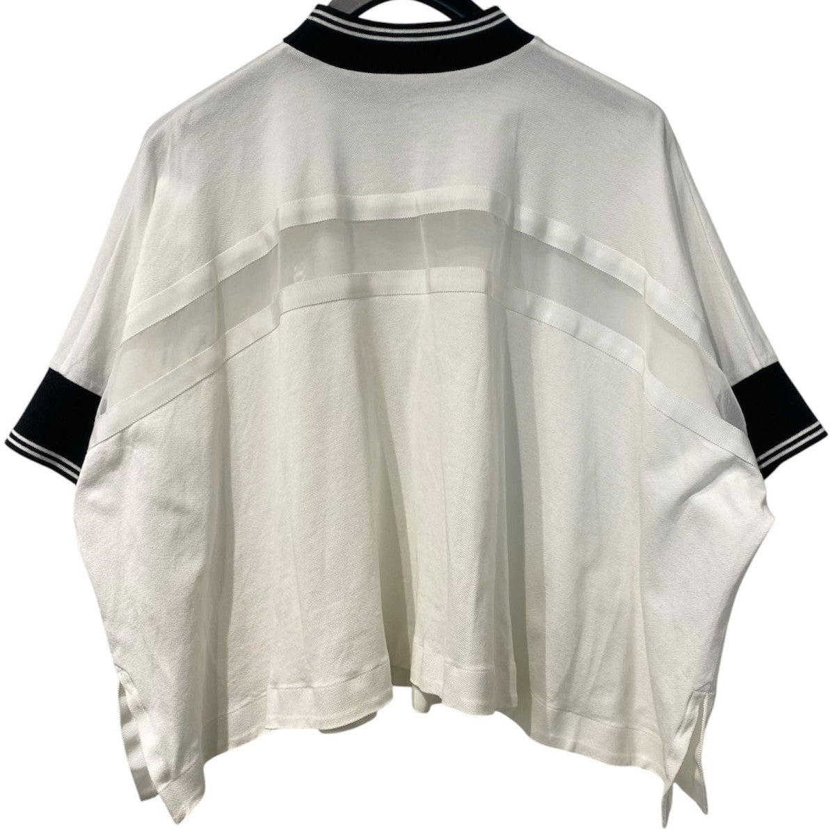 sacai(サカイ) 21SSCotton Jersey PulloverオーバーサイズS刺繍モック