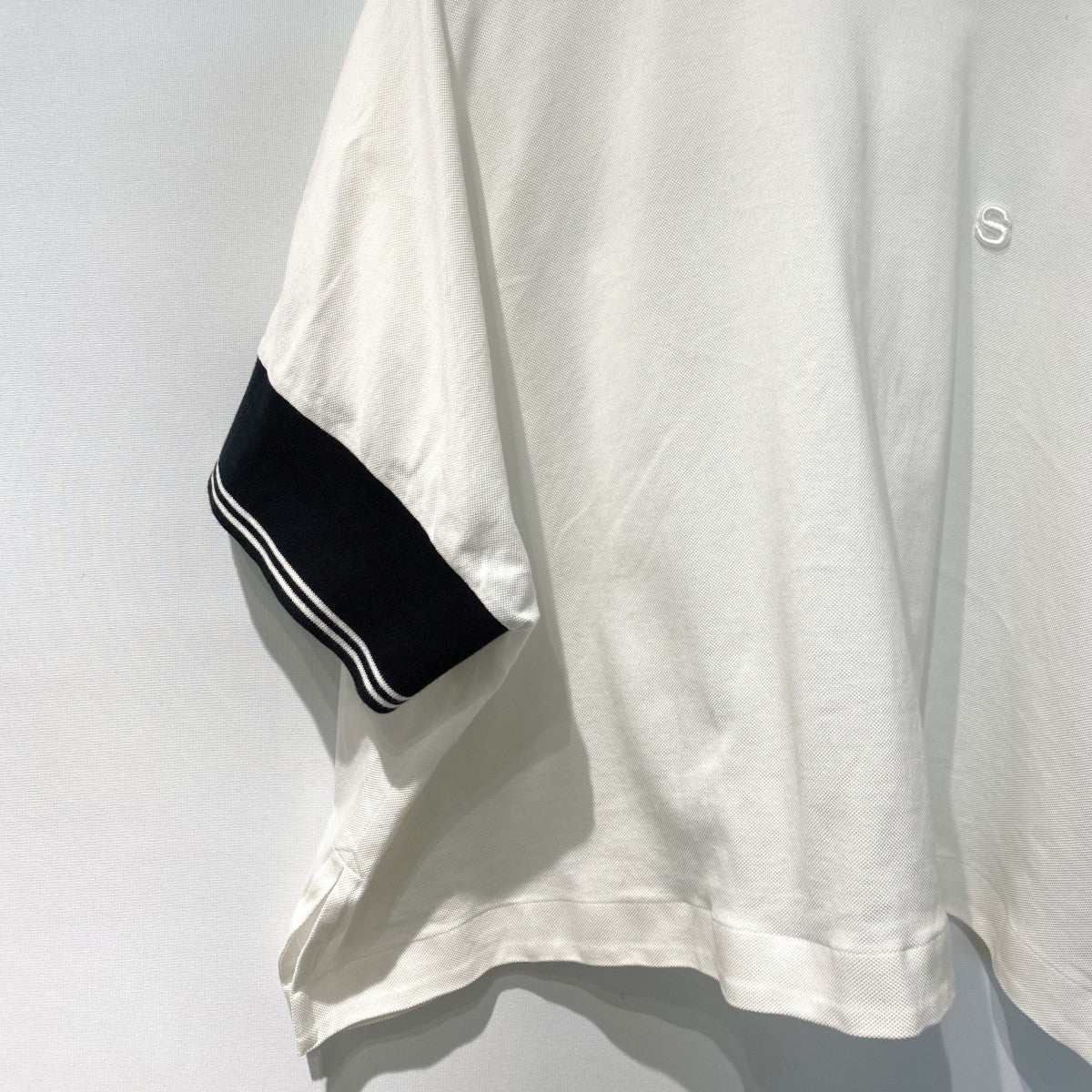 sacai(サカイ) 21SSCotton Jersey PulloverオーバーサイズS刺繍モック