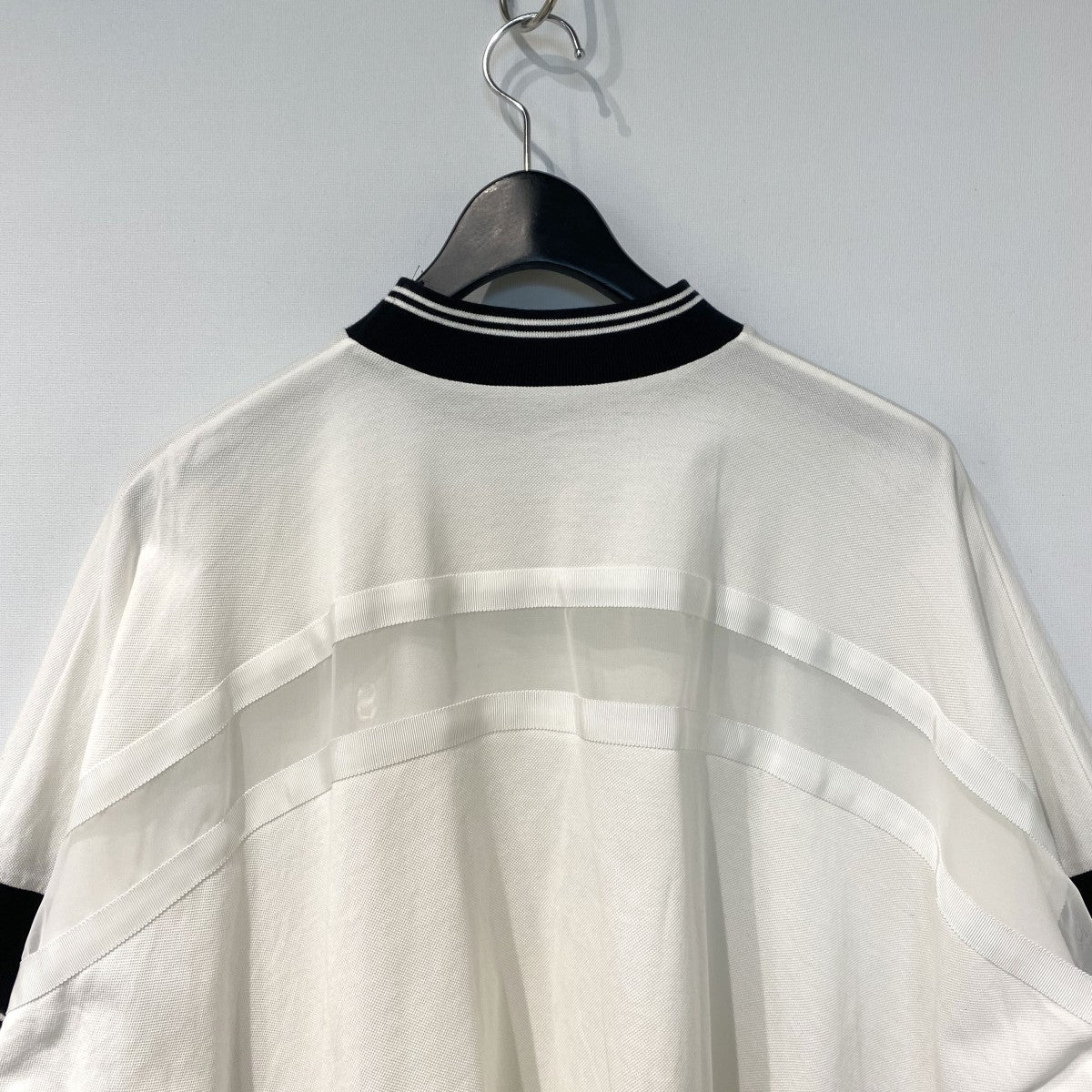 sacai(サカイ) 21SSCotton Jersey PulloverオーバーサイズS刺繍モック