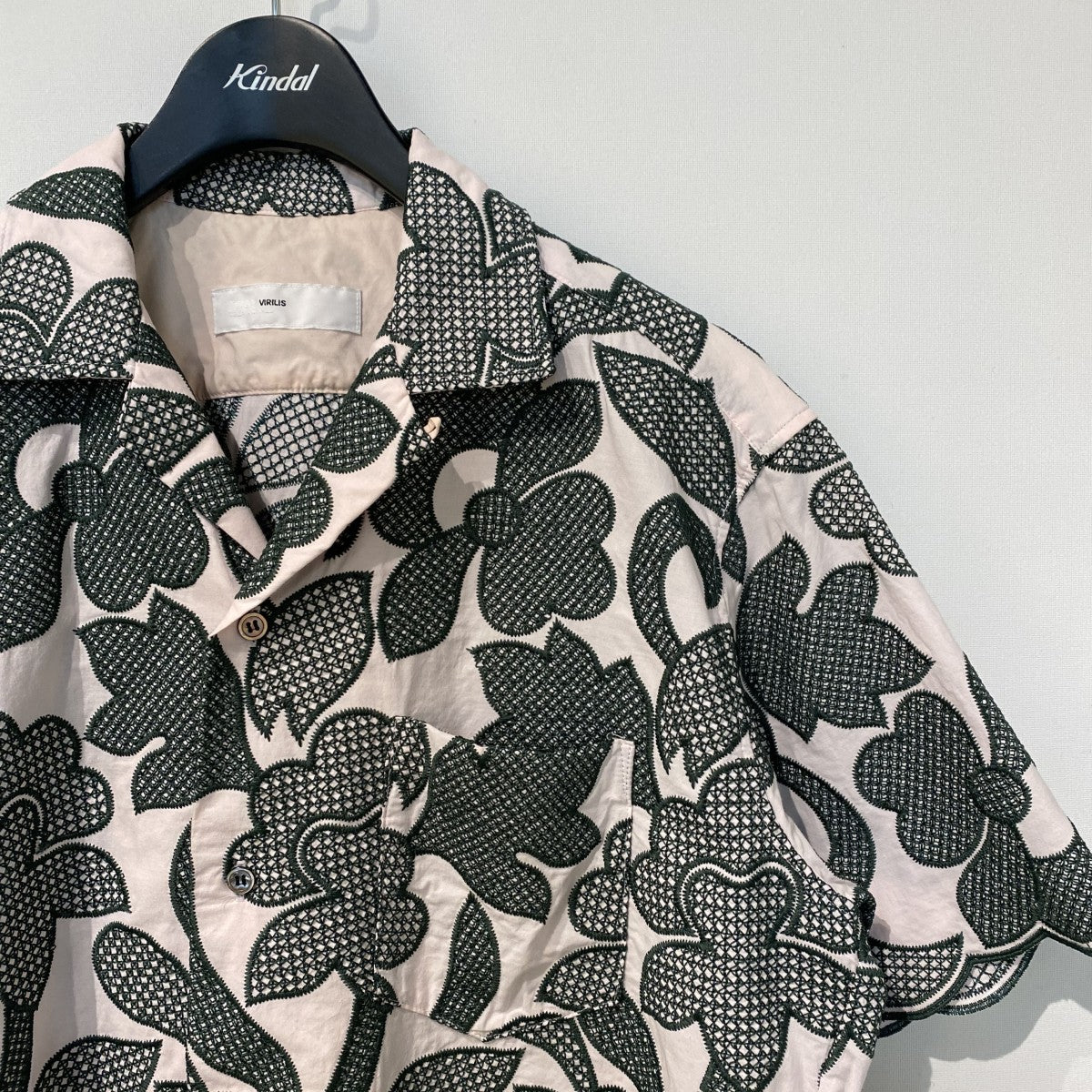 TOGA VIRILIS 25SSEmbroidery S／S shirt刺繍半袖シャツ 古着・中古-5枚目のアイテム画像