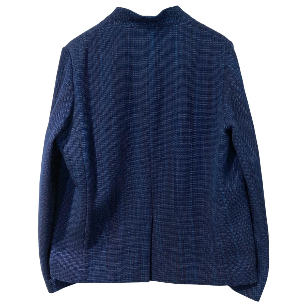 KUON 25AWAizome Sashiko Kimono Collar Blazer藍染め刺し子サシコ着物キモノカラーブレザージャケット 古着・中古-4枚目のアイテム画像
