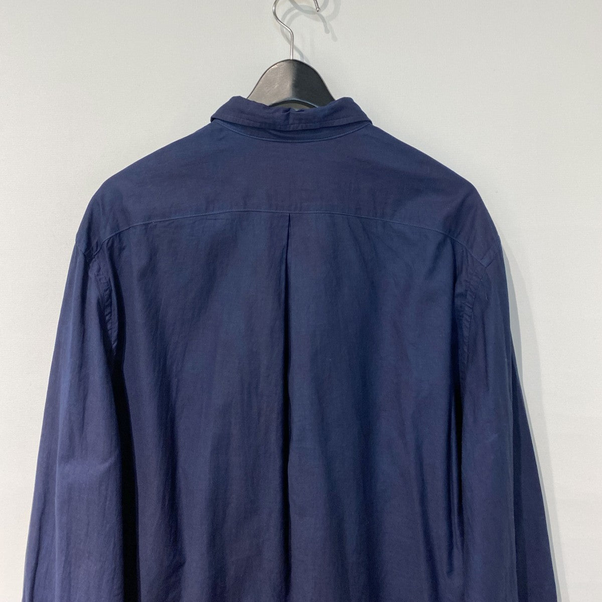 KUON Regular Collar Shirt-Aizome Dark-オーバーサイズレギュラーカラー藍染めダークシャツ 古着・中古-5枚目のアイテム画像