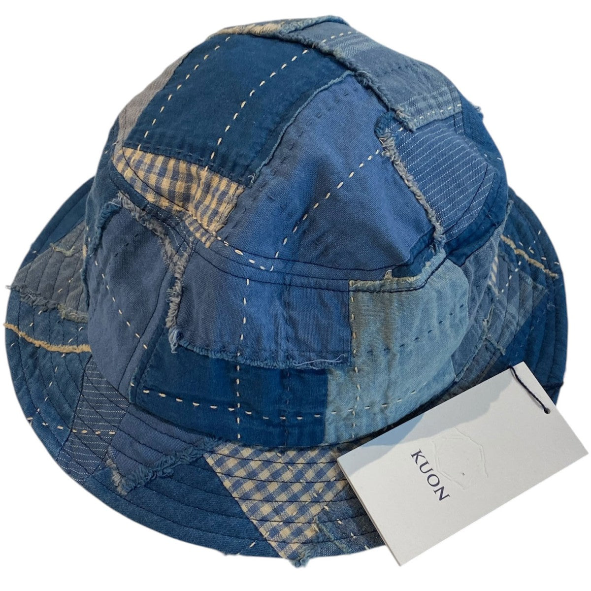 KUON Boro Bucket Hat襤褸ボロバケットハット帽子 古着・中古-1枚目のアイテム画像