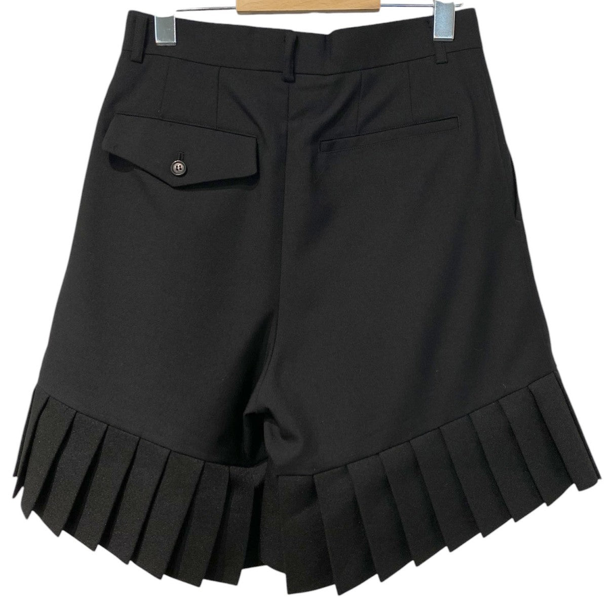 noir kei ninomiya 26SSPleated ShortsプリーツPleatsウールポリショーツハーフパンツ3Q-P002 古着・中古-2枚目のアイテム画像