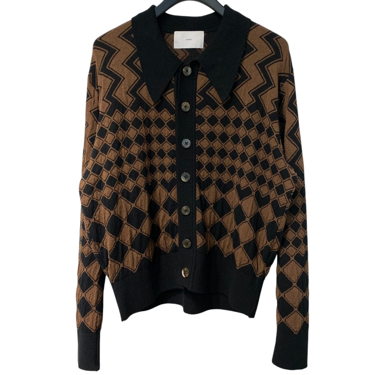 SUGARHILL 25SSKUBA KNIT SWEATERニットポロカーディガン 古着・中古-1枚目のアイテム画像