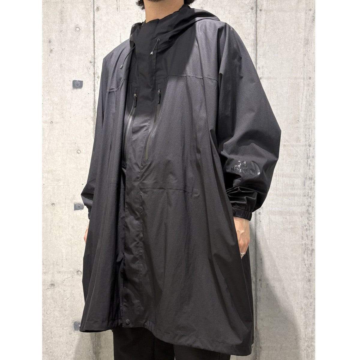 THE NORTH FACE TAGUAN PONCHOオーバーサイズナイロンポンチョNP12232 古着・中古-2枚目のアイテム画像