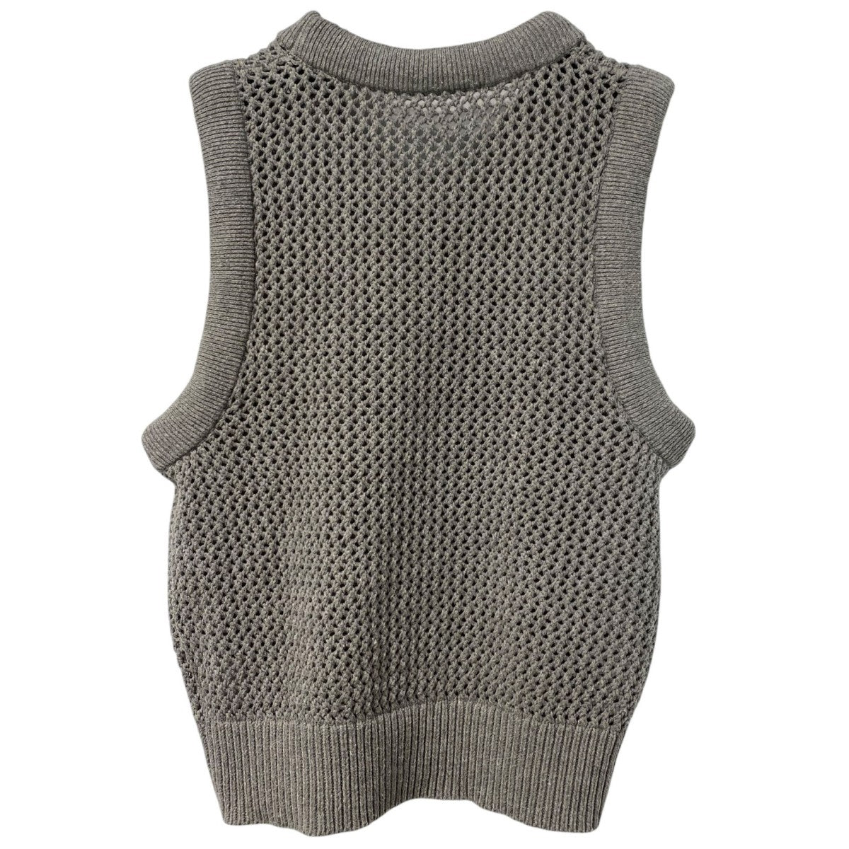CLANE 25SS3D RIB MESH KNIT TOPSメッシュニットベスト 古着・中古-3枚目のアイテム画像