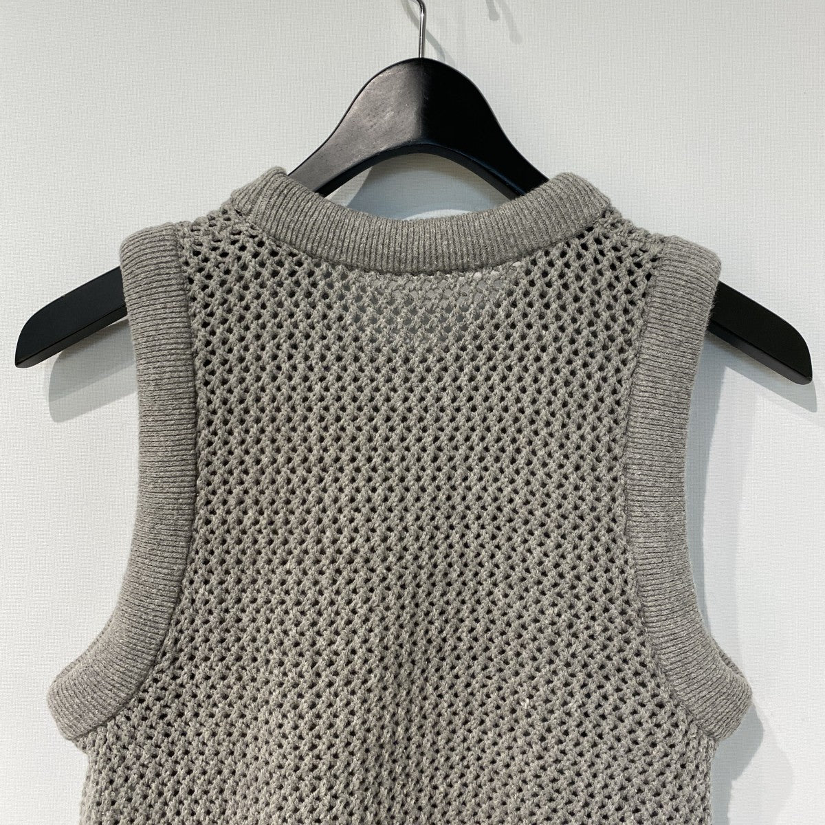 CLANE 25SS3D RIB MESH KNIT TOPSメッシュニットベスト 古着・中古-5枚目のアイテム画像