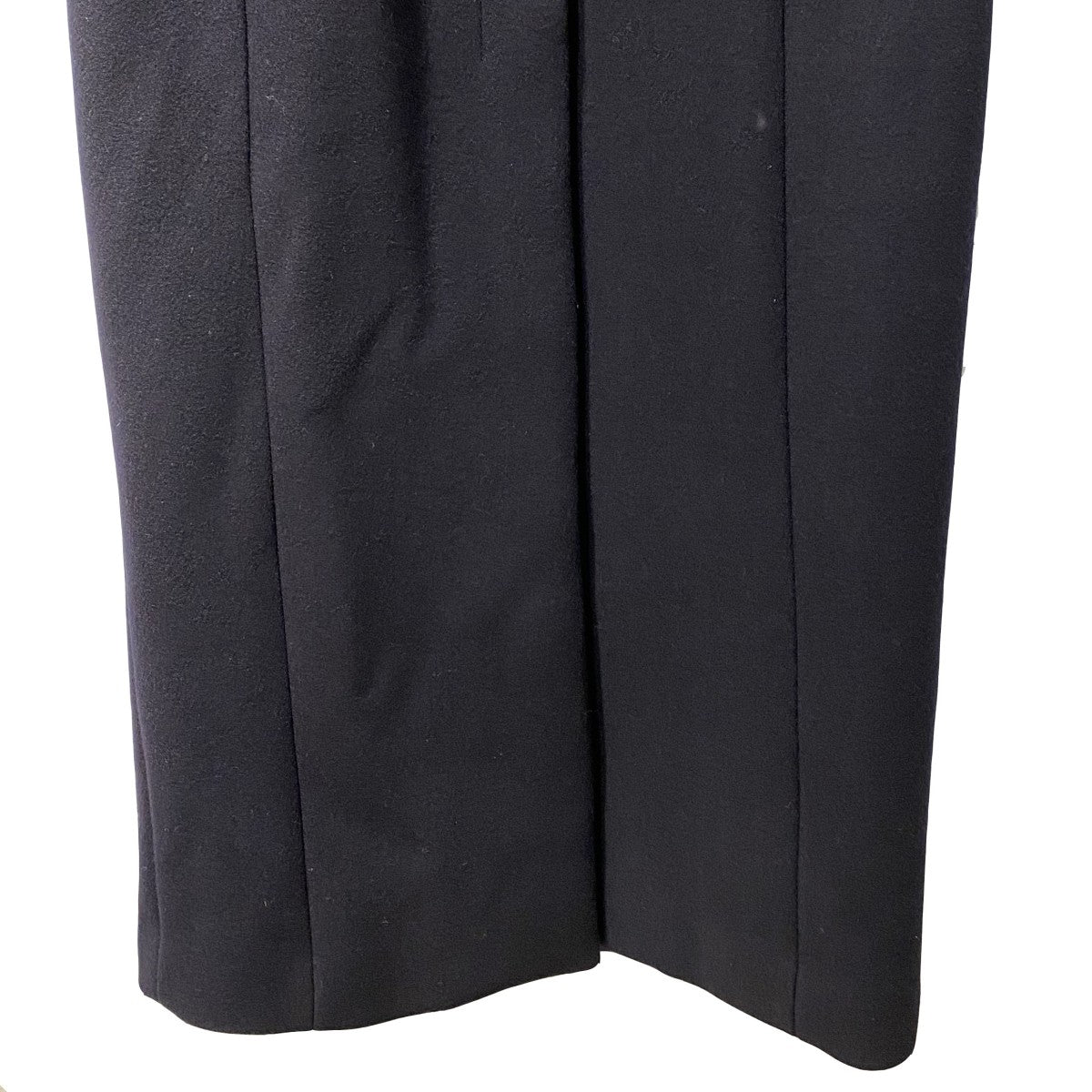 CLANE CONSTRUCTIVE LONG COAT Aラインウールメルトンコート 古着・中古-4枚目のアイテム画像