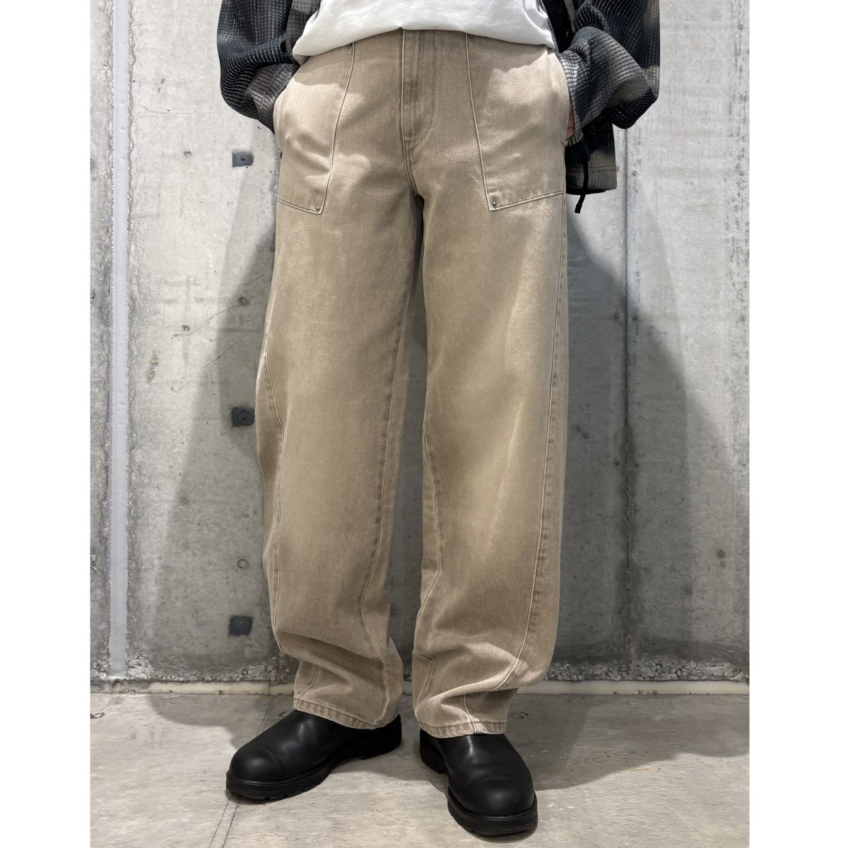 Paloma Wool orlando Jeans オーガニックコットンワイドパンツ 古着・中古-2枚目のアイテム画像