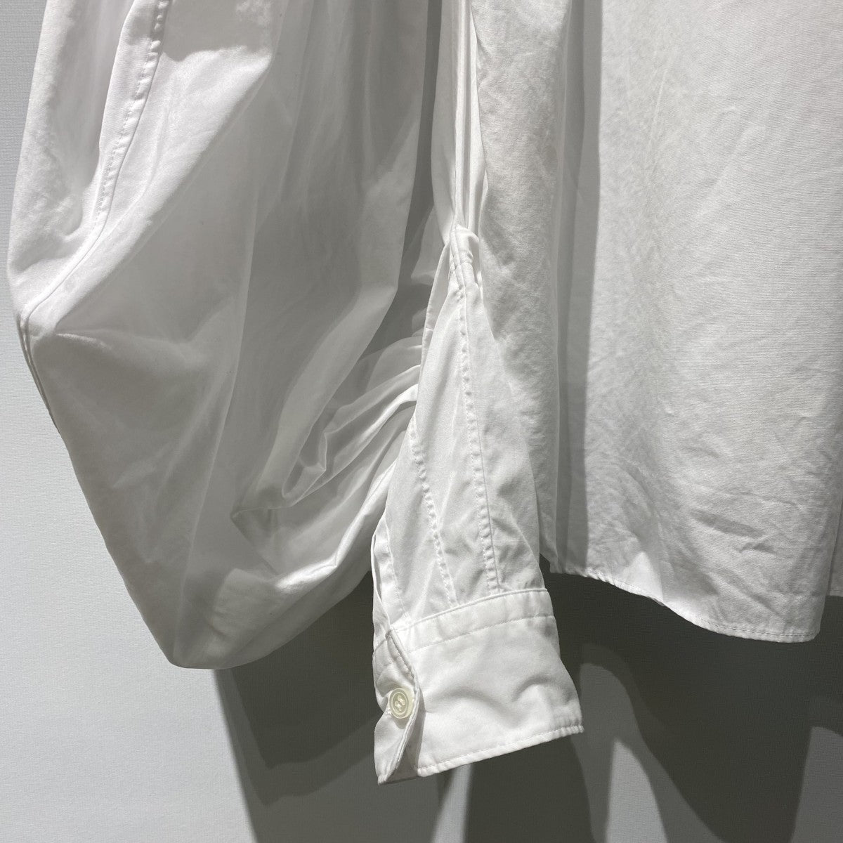 COMME des GARCONS HOMME PLUS 20SSオルランド期／パフスリーブシャツPE-B009 古着・中古-6枚目のアイテム画像