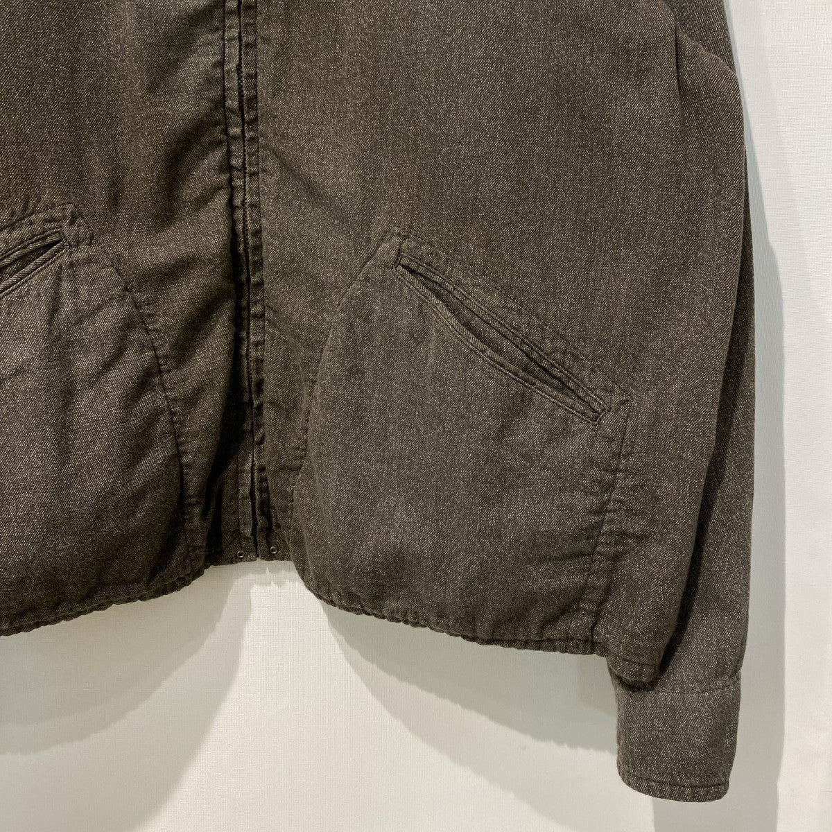 A．PRESSE 25AWVintage Chambray Sports Jacketヴィンテージ加工シャンブレーZIPスポーツジャケット25AAP-01-46 古着・中古-5枚目のアイテム画像