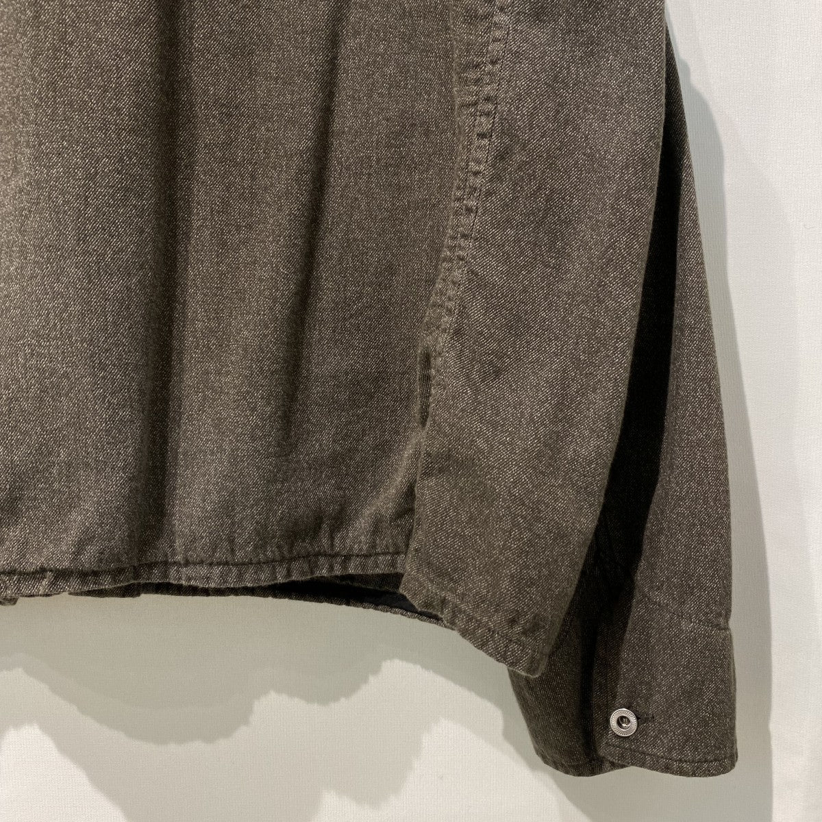 A．PRESSE 25AWVintage Chambray Sports Jacketヴィンテージ加工シャンブレーZIPスポーツジャケット25AAP-01-46 古着・中古-6枚目のアイテム画像