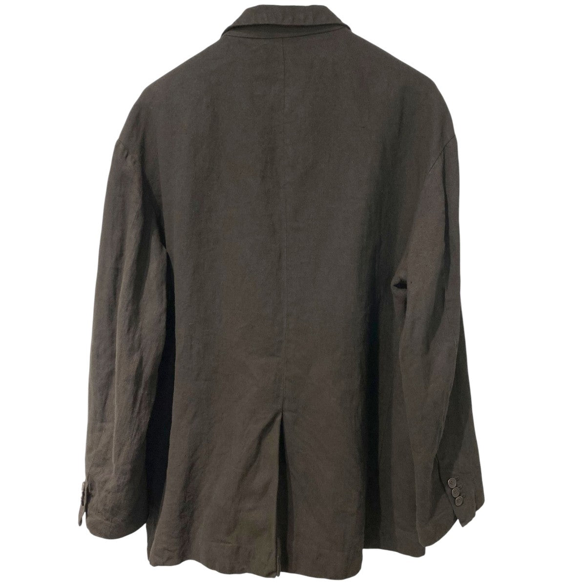 Cornier 26SSDOROZOME LINEN TWILL JACKET泥染め加工リネンジャケット 古着・中古-3枚目のアイテム画像