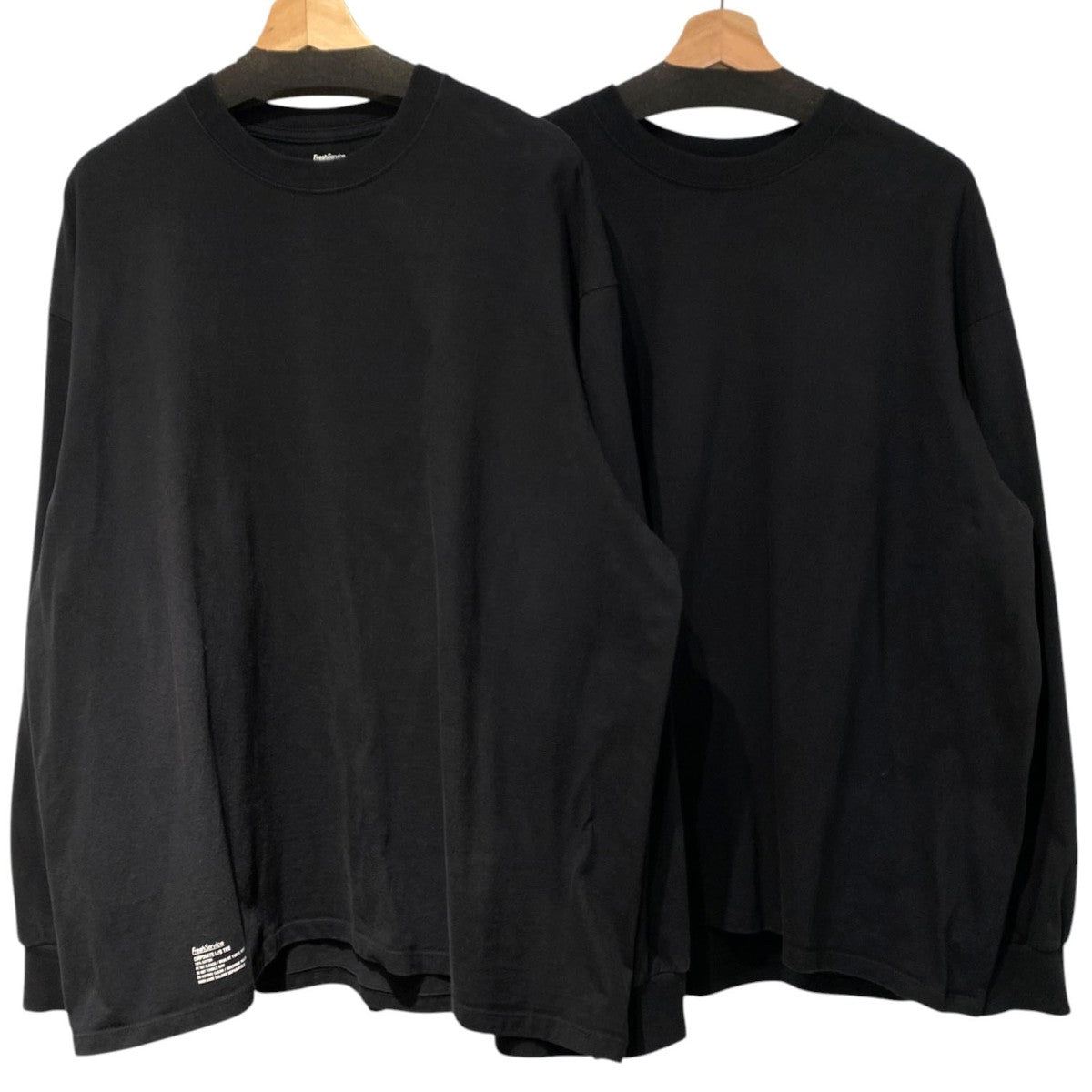 FreshService 2-PACK ORPORATE L／S TEEオーバーサイズロングスリーブTシャツ2枚セット 古着・中古-1枚目のアイテム画像