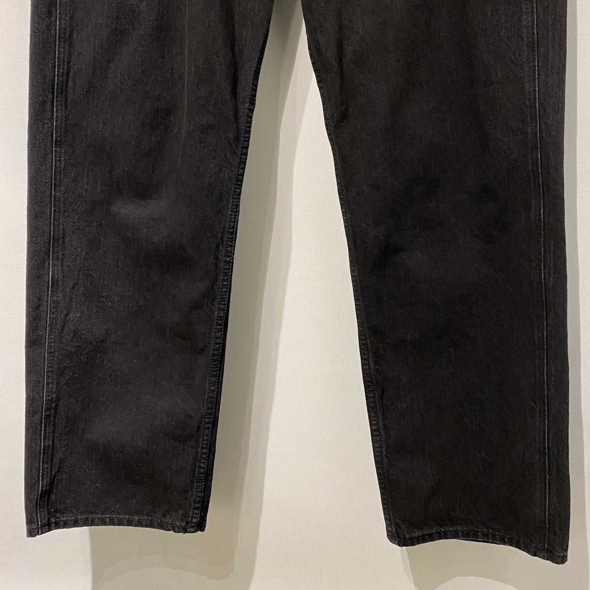 KAJA 26SSMedium Baggy Black Denim Pants加工バギーデニムパンツ 古着・中古-5枚目のアイテム画像