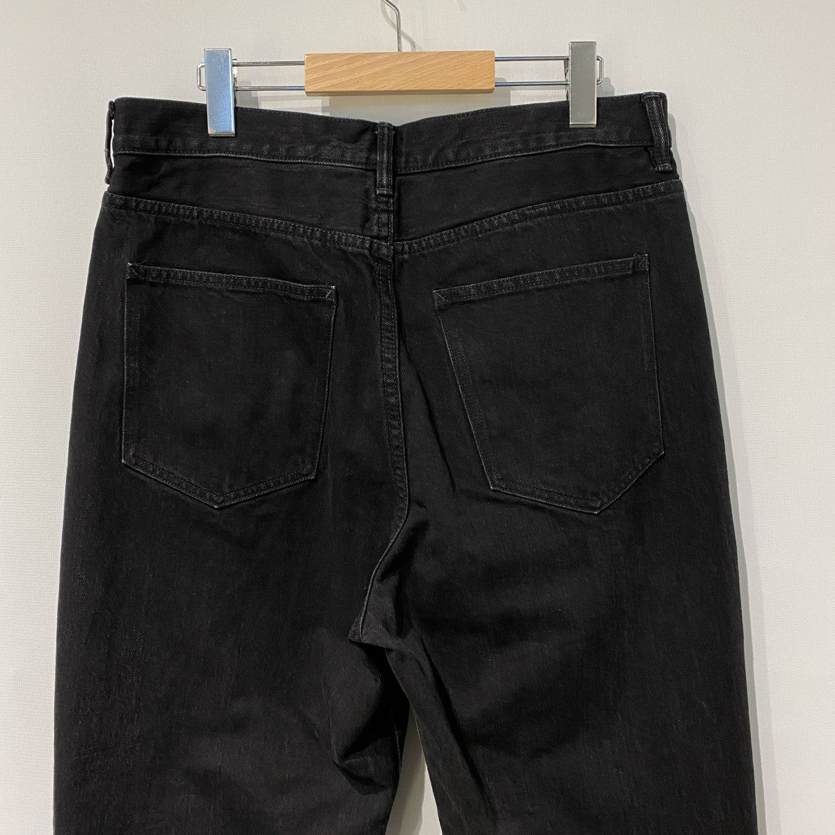 KAJA 26SSMedium Baggy Black Denim Pants加工バギーデニムパンツ 古着・中古-7枚目のアイテム画像