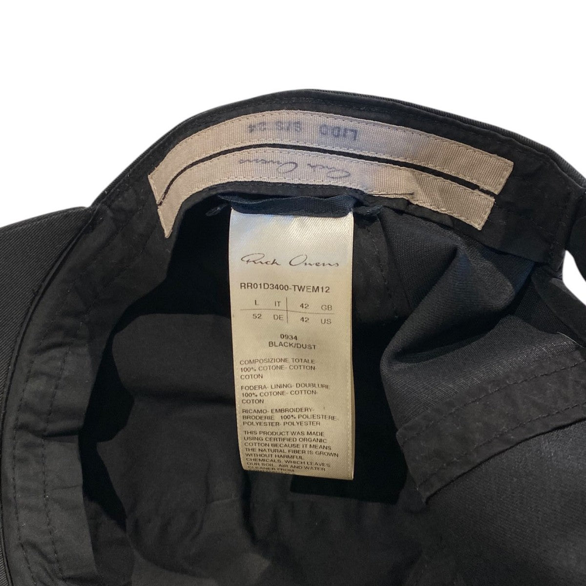 24SSLIDO／OWENSCORP BASEBALL CAPベースボールキャップ帽子RR01D3400