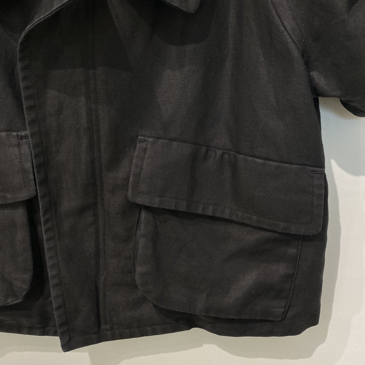 LIMI feu Flap Pocket Linen Shirt JacketフラットポケットZIPリネンシャツジャケットLT-J21-013 古着・中古-5枚目のアイテム画像