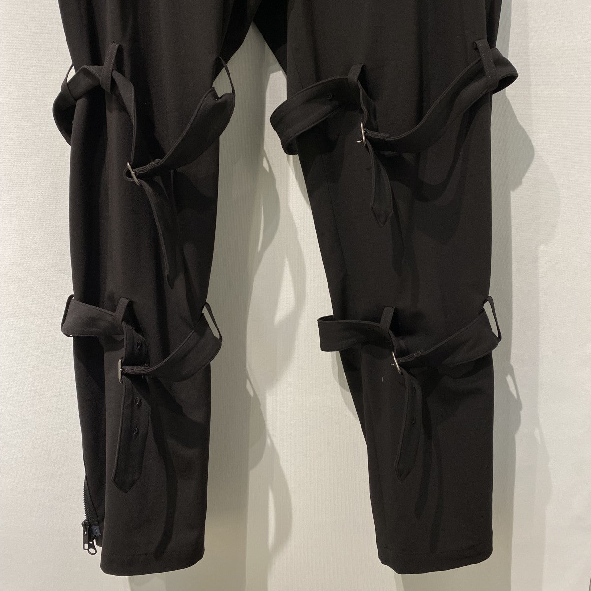s’yte Yohji Yamamoto Pe／Rayon Gabardine Stretch Bandage Tapered PantsストレッチテーパードボンテージパンツUV-P61-912 古着・中古-6枚目のアイテム画像