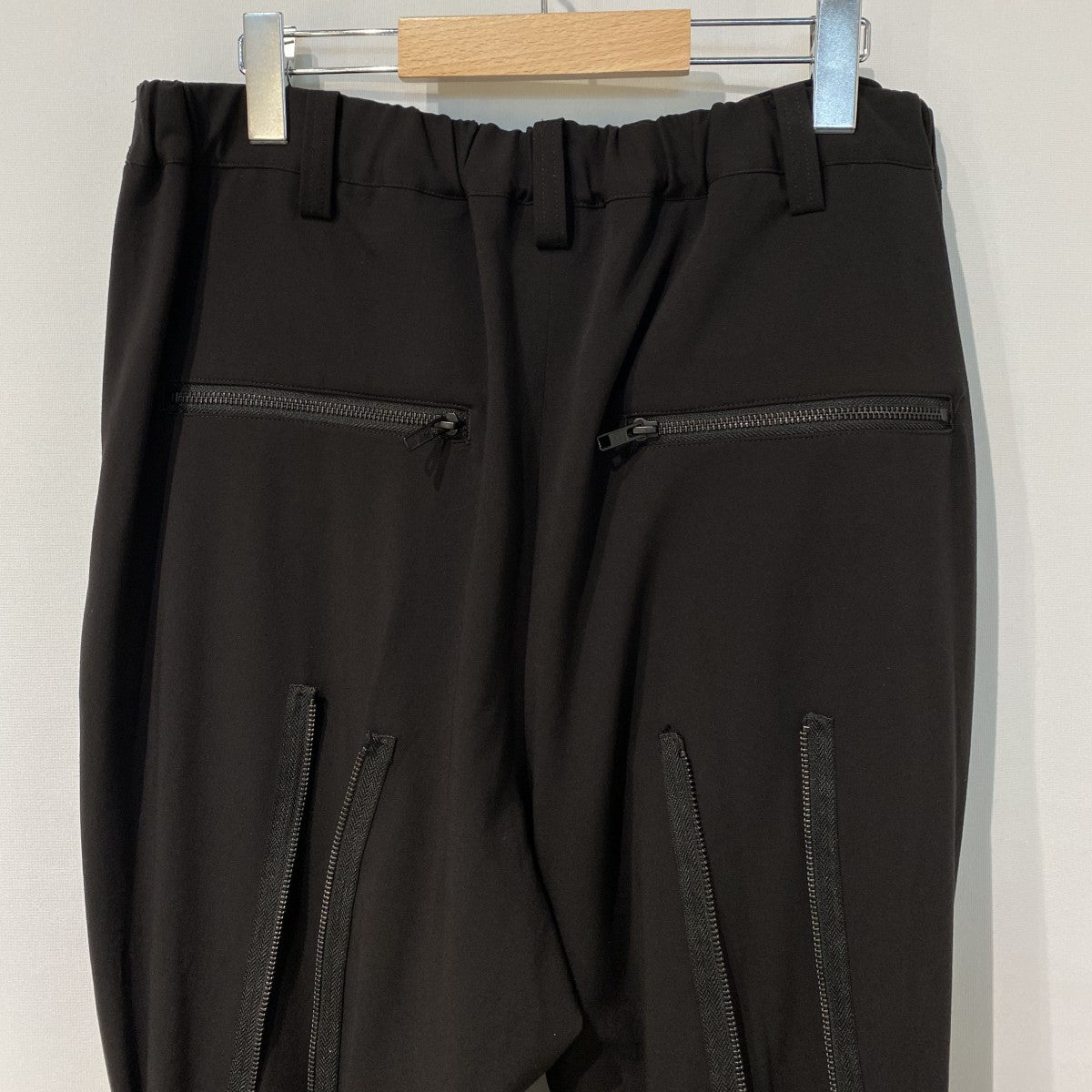 s’yte Yohji Yamamoto Pe／Rayon Gabardine Stretch Bandage Tapered PantsストレッチテーパードボンテージパンツUV-P61-912 古着・中古-8枚目のアイテム画像