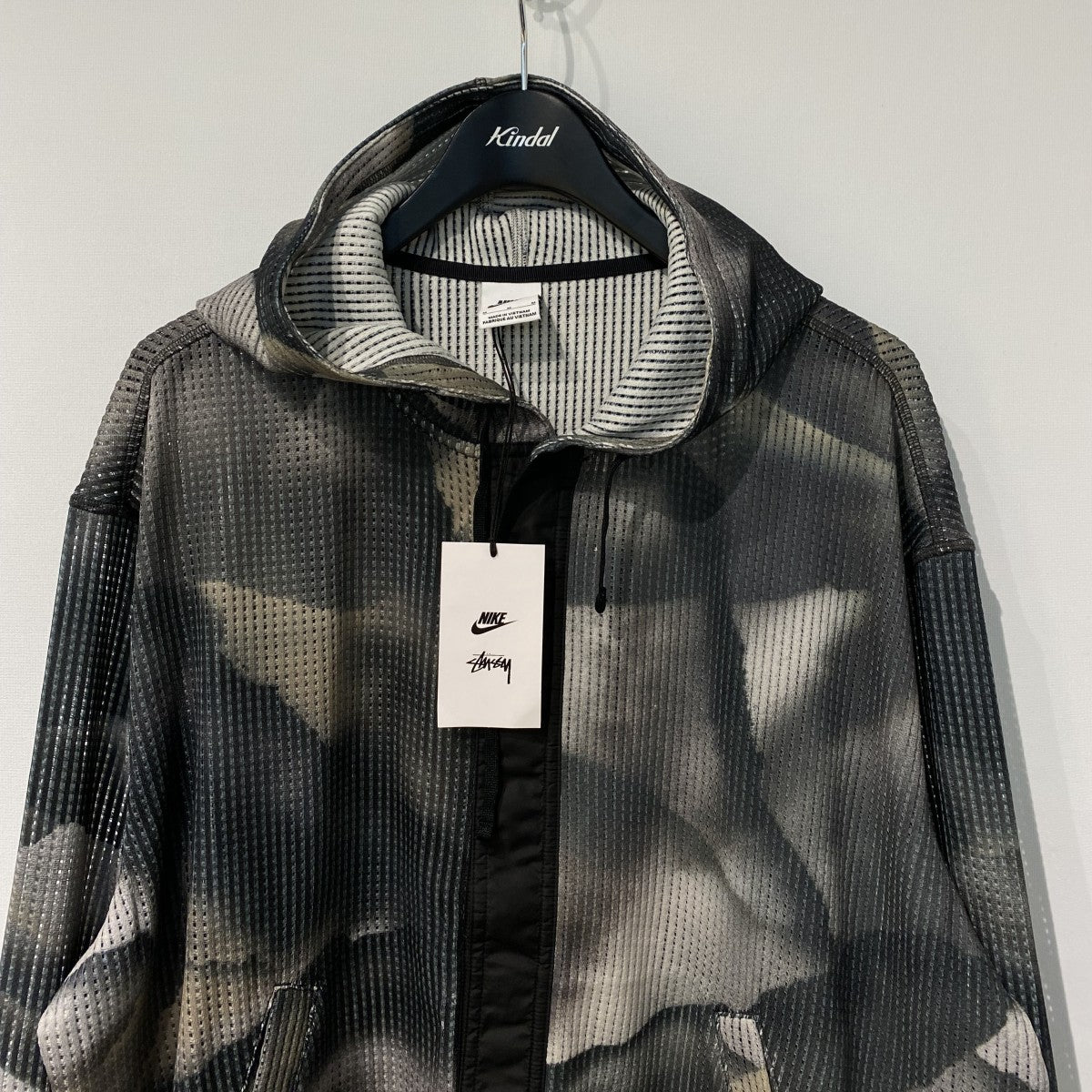Stussy×NIKE Ghillie All-Over Print HoodieメッシュパーカーフーディHQ8537-900 古着・中古-5枚目のアイテム画像