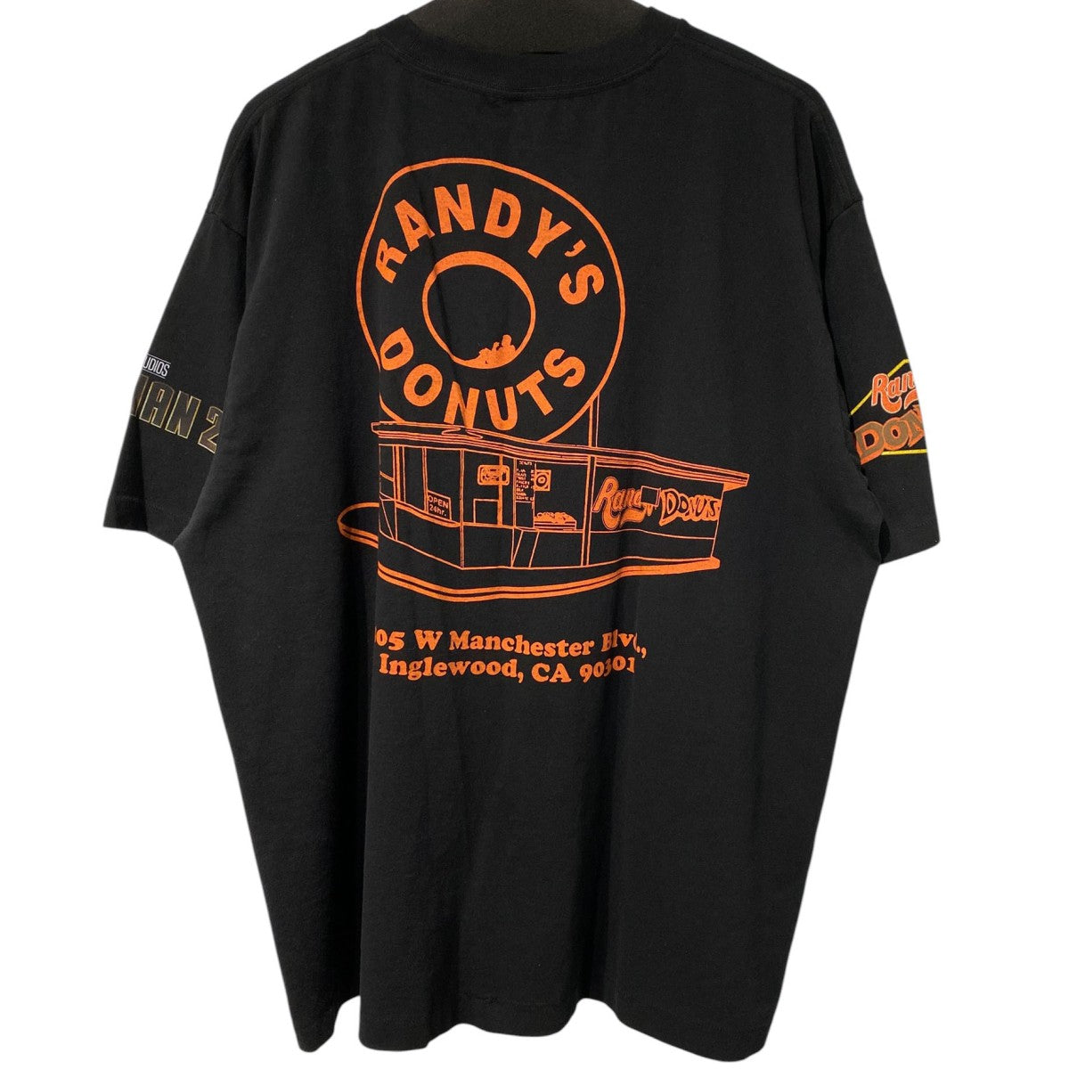 MARVEL×FREAK’S STORE 26SSIRON MAN2 Randy’s Donuts TeeアイアンマンプリントTシャツ 古着・中古-2枚目のアイテム画像