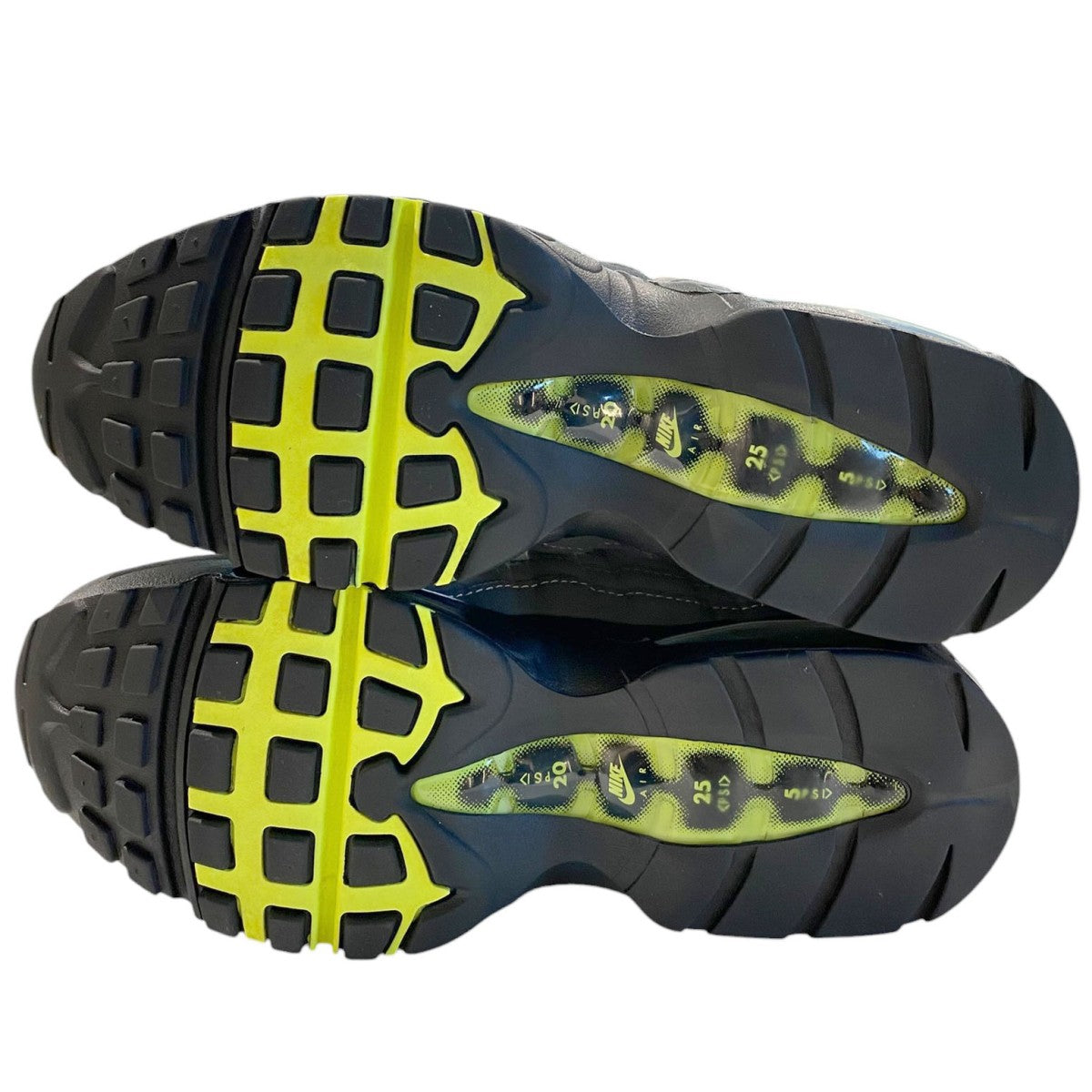 NIKE 26SSAIR MAX 95 OG Big Bubble Neon Yellowエアマックス95ビッグバブル ネオンイエロー／イエローグラデスニーカー靴HM4740-001 古着・中古-5枚目のアイテム画像