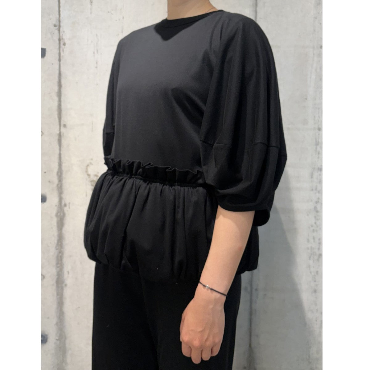 ENFOLD staple天竺Balloon T-shirtバルーンTシャツ 古着・中古-2枚目のアイテム画像
