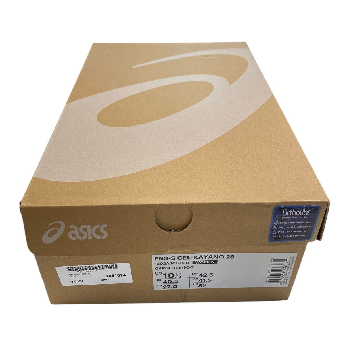 Kiko Kostadinov×asics WMNS FN3-S Gel Kayano 28 Gargoyle／Fog スニーカー靴1202A261-020 古着・中古-9枚目のアイテム画像