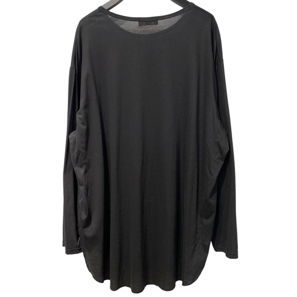 Yohji Yamamoto pour homme 迷惑ですか／Long Cut And Sew With Print Long Sleeveオーバーサイズロングスリーブカットソー 古着・中古-2枚目のアイテム画像