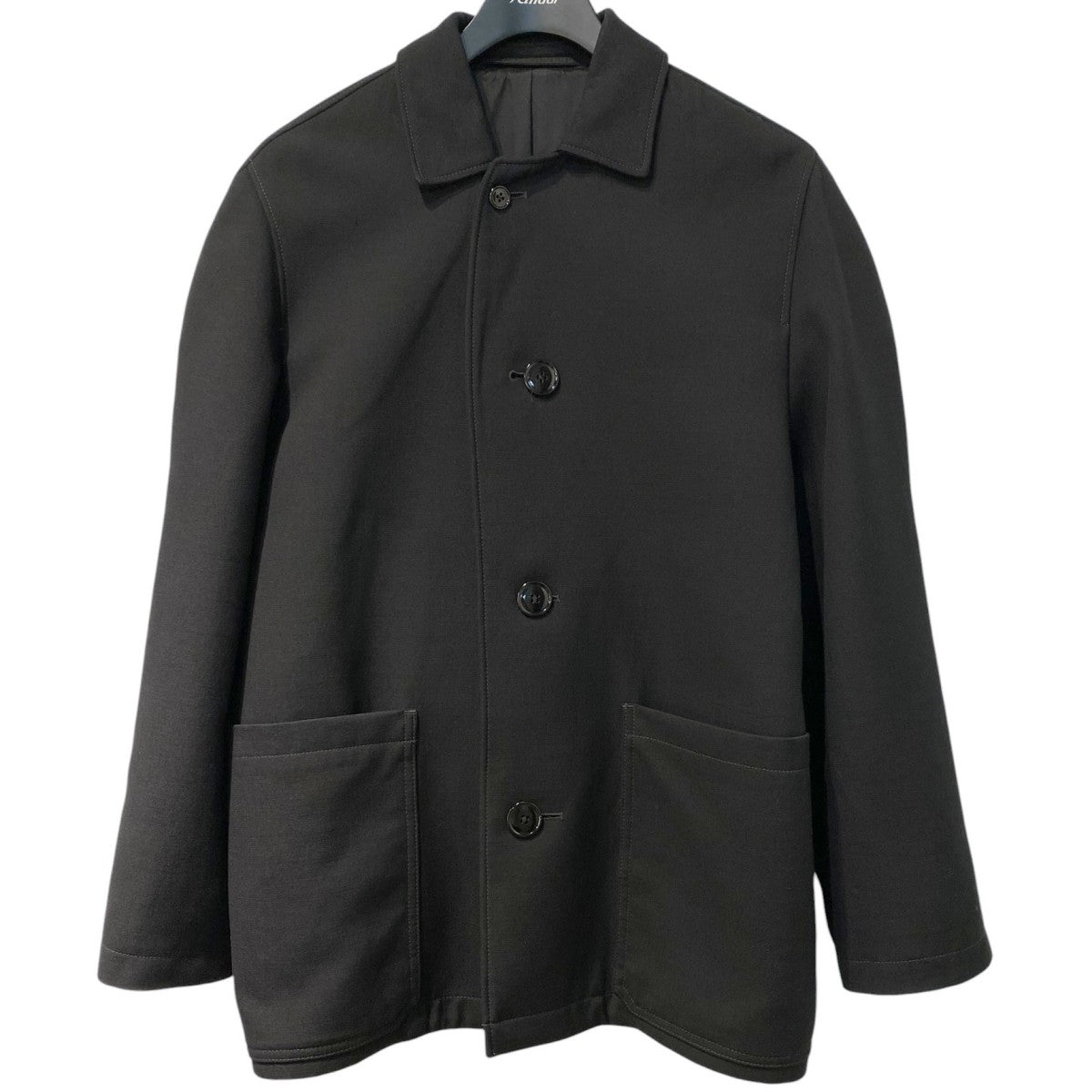 LEMAIRE(ルメール) 22AWCROPPED CROMBIE JACKET ブラック サイズ XS