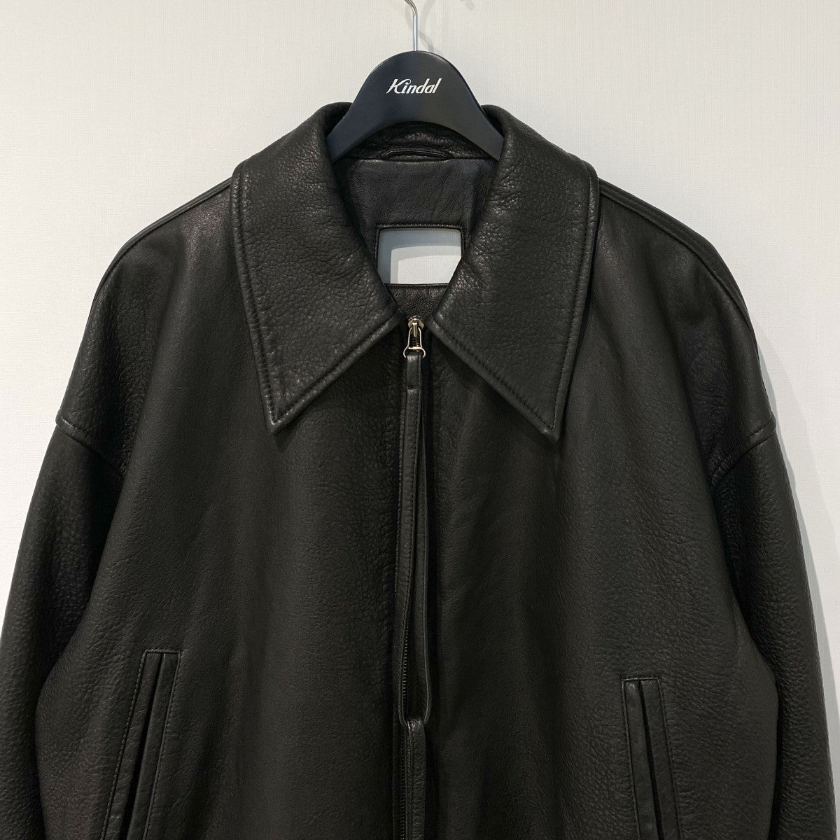 NULLUS 25AWTie a Knot G．O．A．T JacketレザーZIPジャケット 古着・中古-5枚目のアイテム画像