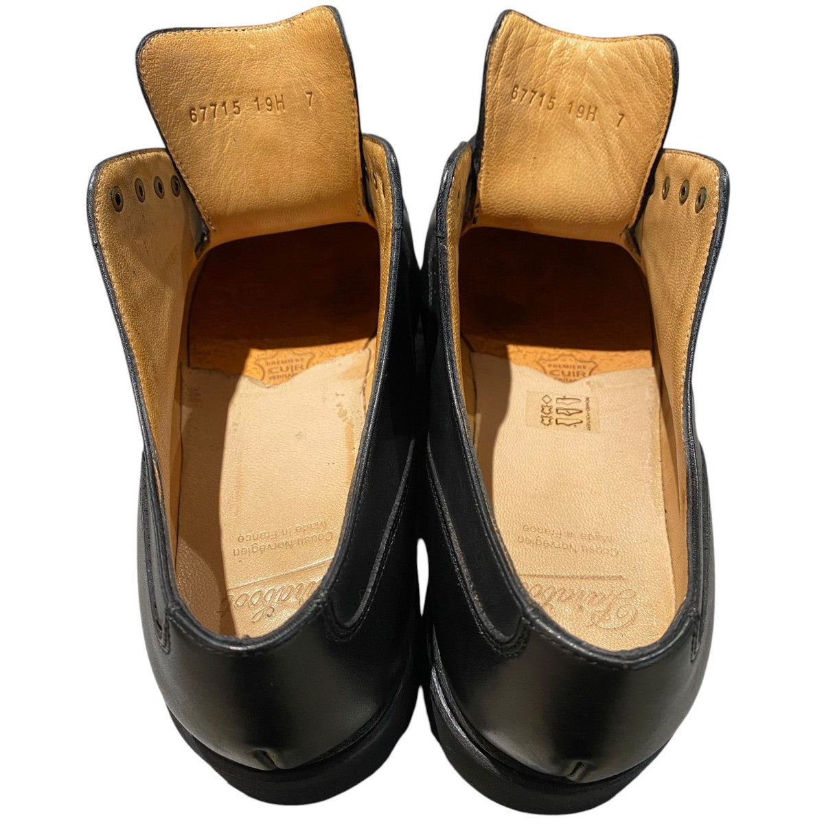PARABOOT CHAMBORDシャンボード防水レザーシューズ靴67715 古着・中古-8枚目のアイテム画像